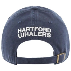 '47 BRAND 47 Brand Hartford Whalers Clean Up Adjustable Hat 5 '47 BRAND 47 Brand Hartford Whalers Clean Up Adjustable Hat -B&R Sports 47 Brand Hartford Whalers Clean Up Adjustable Hat Navy 2