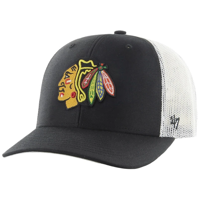'47 BRAND 47 Brand Chicago Blackhawks Trucker Hat 3 '47 BRAND 47 Brand Chicago Blackhawks Trucker Hat