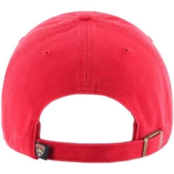 '47 BRAND 47 Brand Florida Panthers Clean Up Adjustable Hat -B&R Sports 47 brand florida panthers clean up adjustable hat red 2
