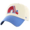 '47 BRAND 47 Brand Quebec Nordiques Clean Up Adjustable Hat 2 '47 BRAND 47 Brand Quebec Nordiques Clean Up Adjustable Hat -B&R Sports 47 brand quebec nordiques clean up adjustable hat natural