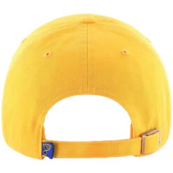 '47 BRAND 47 Brand St. Louis Blues Clean Up Adjustable Hat 5 '47 BRAND 47 Brand St. Louis Blues Clean Up Adjustable Hat -B&R Sports 47BrandSt.LouisBluesCleanUpAdjustableHatGold2