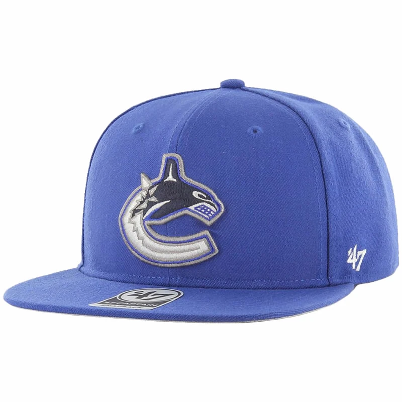 '47 BRAND 47 Brand Vancouver Canucks No Shot Captain Snapback Hat 3 '47 BRAND 47 Brand Vancouver Canucks No Shot Captain Snapback Hat
