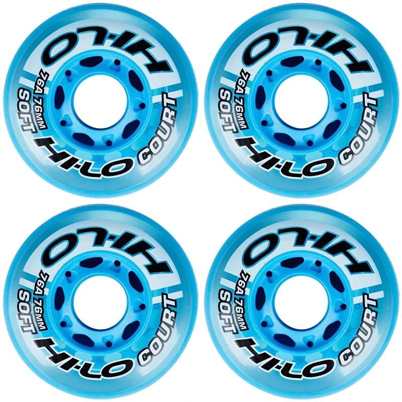 Bauer HI-LO Court Inline Hockey Wheels (4 Pack) 3 Bauer HI-LO Court Inline Hockey Wheels (4 Pack)