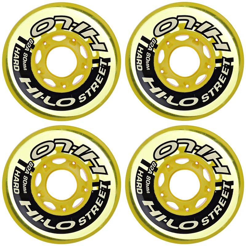 Bauer HI-LO Street Inline Hockey Wheels (4 Pack) 3 Bauer HI-LO Street Inline Hockey Wheels (4 Pack)