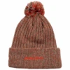 Bauer New Era Team Marl Pom Knit Orange Beanie 1 Bauer New Era Team Marl Pom Knit Orange Beanie -B&R Sports Bauer NE Team Marl Pom Knit HGR ORG