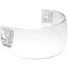 Bauer Pro-Clip Straight Helmet Visor 2 Bauer Pro-Clip Straight Helmet Visor -B&R Sports Bauer Pro Clip Visor Med Clear