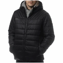 Bauer Supreme Hooded Puffer Black Jacket