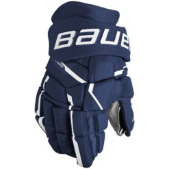 Bauer Supreme Mach Gloves - SENIOR 10 Bauer Supreme Mach Gloves - SENIOR -B&R Sports Bauer Supreme Mach Gloves Navy