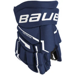 Bauer Supreme Mach Gloves - YOUTH 8 Bauer Supreme Mach Gloves - YOUTH -B&R Sports Bauer Supreme Mach Gloves Youth Navy