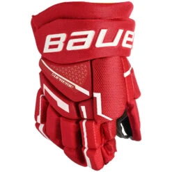 Bauer Supreme Mach Gloves - YOUTH 9 Bauer Supreme Mach Gloves - YOUTH -B&R Sports Bauer Supreme Mach Gloves Youth Red