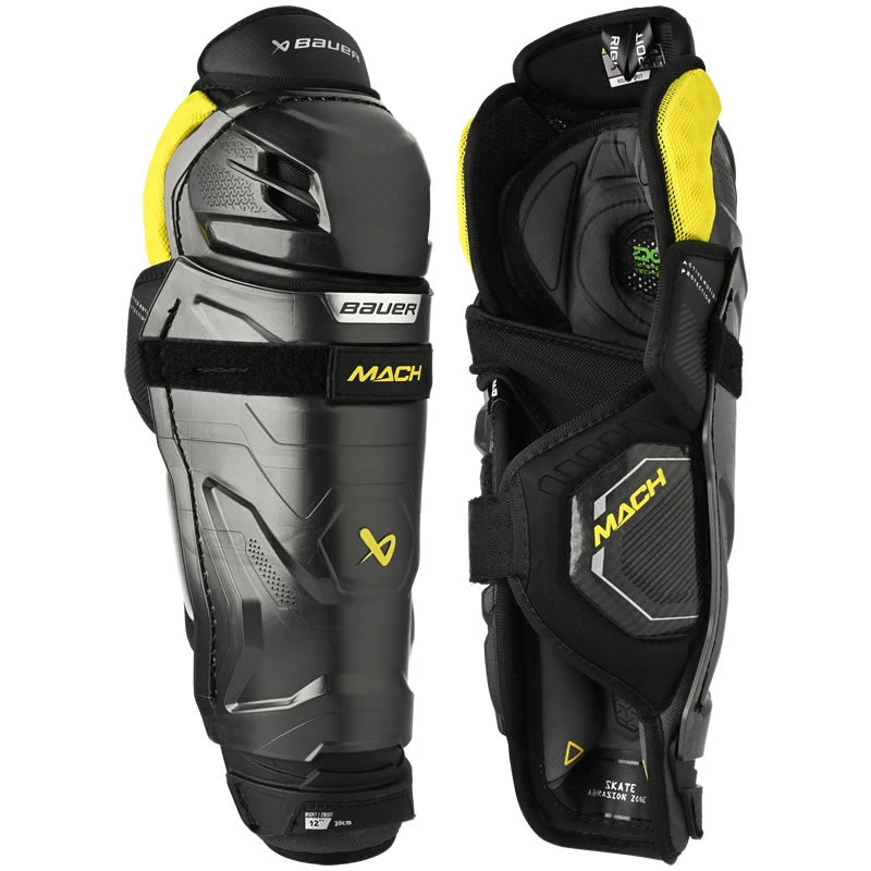 Bauer Supreme Mach Shin Guards - JUNIOR 3 Bauer Supreme Mach Shin Guards - JUNIOR
