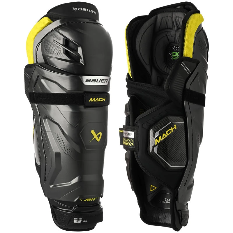 Bauer Supreme Mach Shin Guards - INTERMEDIATE 3 Bauer Supreme Mach Shin Guards - INTERMEDIATE