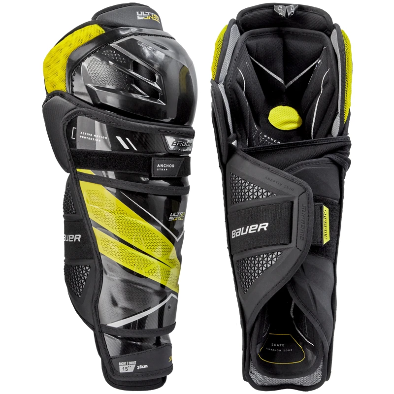Bauer Supreme UltraSonic Shin Guards - INTERMEDIATE 3 Bauer Supreme UltraSonic Shin Guards - INTERMEDIATE
