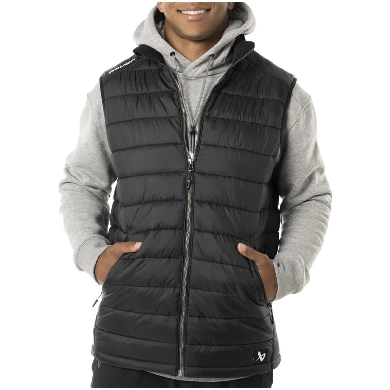 Bauer Team Black Puffer Vest 3 Bauer Team Black Puffer Vest