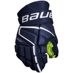 Bauer Vapor 3X Gloves - JUNIOR 12 Bauer Vapor 3X Gloves - JUNIOR -B&R Sports Bauer Vapor 3X Gloves JR Navy