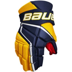 Bauer Vapor 3X Gloves - INTERMEDIATE 20 Bauer Vapor 3X Gloves - INTERMEDIATE -B&R Sports Bauer Vapor 3X Gloves NavyGold