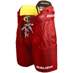 Bauer Supreme Mach Hockey Pants - YOUTH 9 Bauer Supreme Mach Hockey Pants - YOUTH -B&R Sports BauerSupremeMachPantsYouthRed