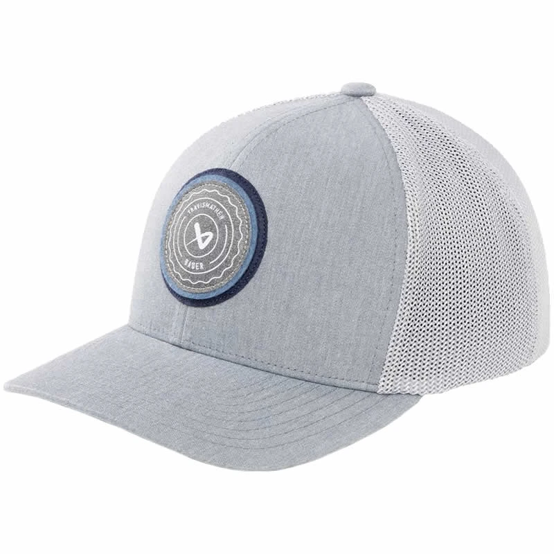 Bauer X TravisMathew BA Patch Grey Snapback Hat 3 Bauer X TravisMathew BA Patch Grey Snapback Hat
