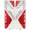 CCM EFlex 5 Goalie Leg Pads - SENIOR 1 CCM EFlex 5 Goalie Leg Pads - SENIOR -B&R Sports CCM EFlex5 Leg Pads Red Silver