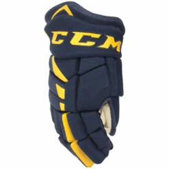 CCM JetSpeed FT485 Gloves - SENIOR 18 CCM JetSpeed FT485 Gloves - SENIOR -B&R Sports CCM JetSpeed FT485 Gloves Navy Gold