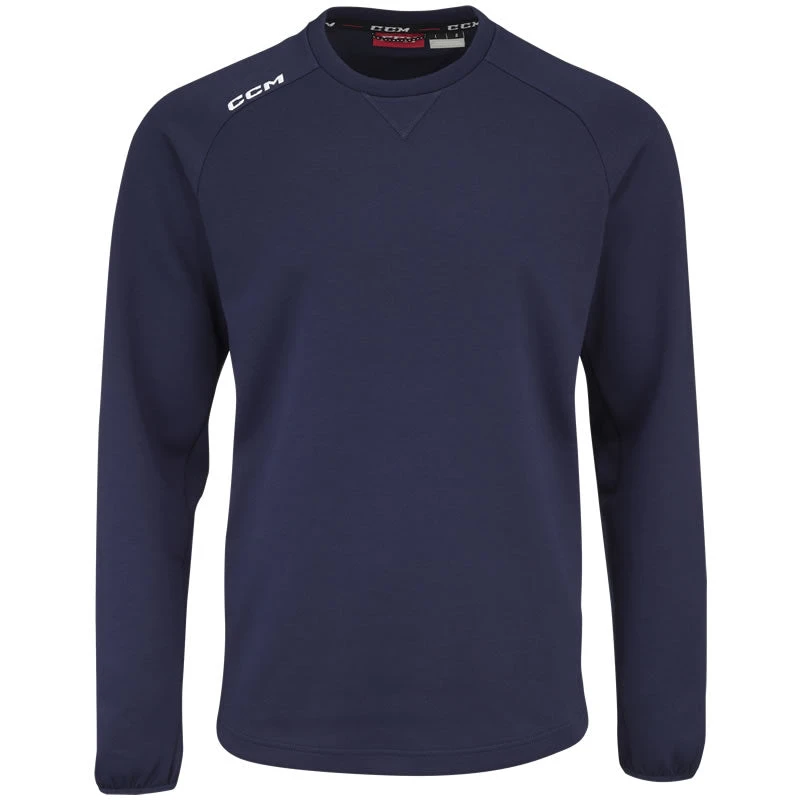 CCM Premium Tech Fleece Navy Crew 3 CCM Premium Tech Fleece Navy Crew