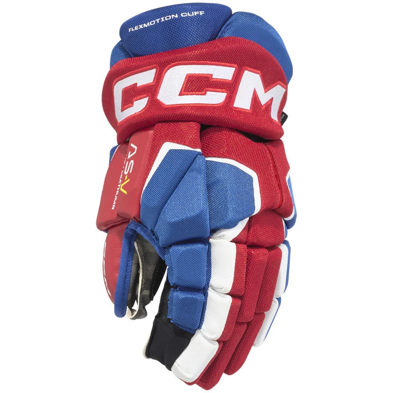 CCM Tacks AS-V Gloves - JUNIOR 3 CCM Tacks AS-V Gloves - JUNIOR