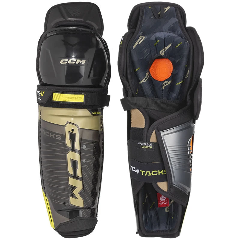 CCM Tacks AS-V Pro Shin Guards - JUNIOR 3 CCM Tacks AS-V Pro Shin Guards - JUNIOR