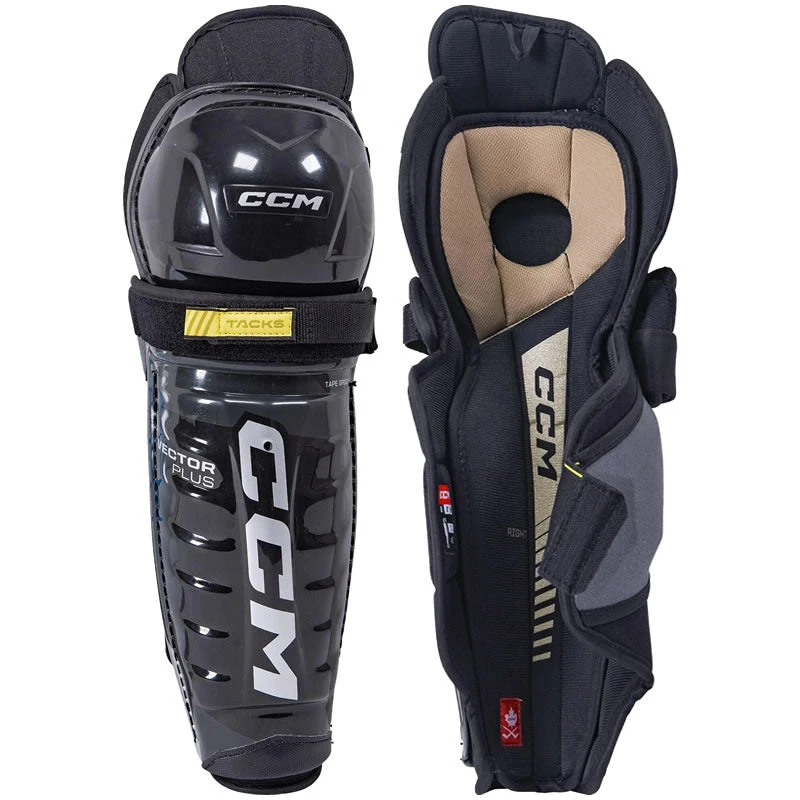 CCM Tacks Vector Plus Shin Guards - JUNIOR 3 CCM Tacks Vector Plus Shin Guards - JUNIOR