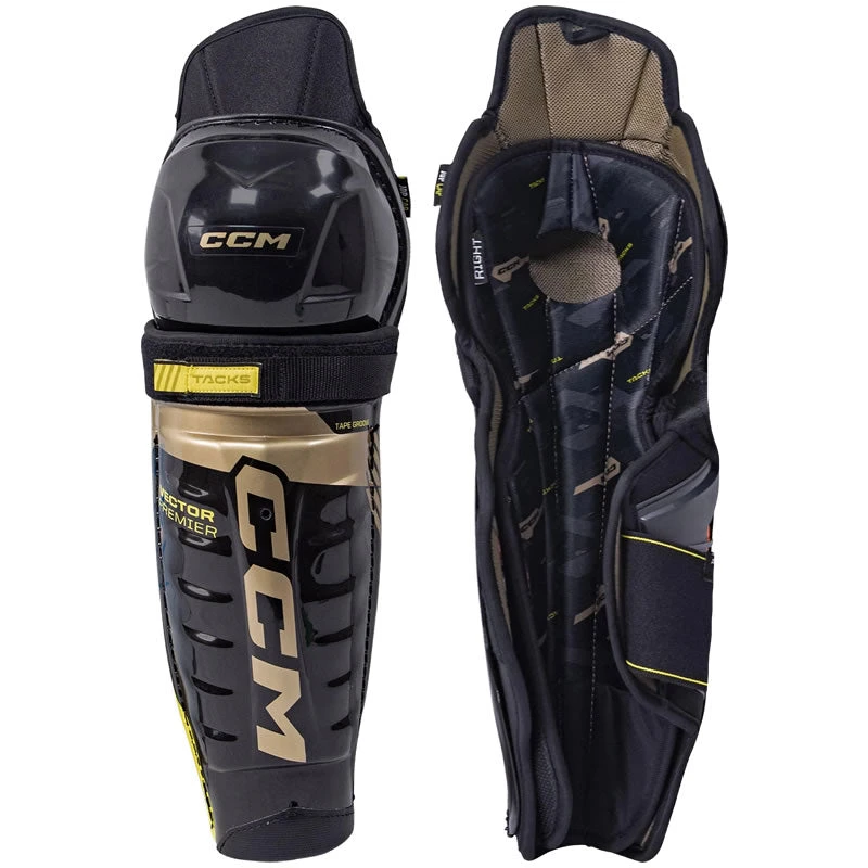 CCM Tacks Vector Premier Shin Guards - JUNIOR 3 CCM Tacks Vector Premier Shin Guards - JUNIOR