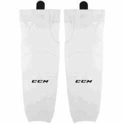 CCM SX6000 Premium White Hockey Socks