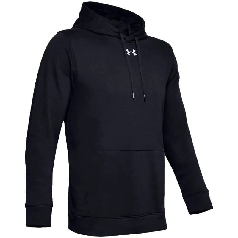Under Armour UA Hustle Fleece Black Hoodie 3 Under Armour UA Hustle Fleece Black Hoodie